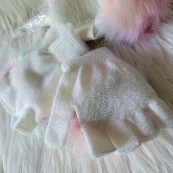 L2D Cat Unicorn Earmuffs & Mittens Set - Picture 6 of 9